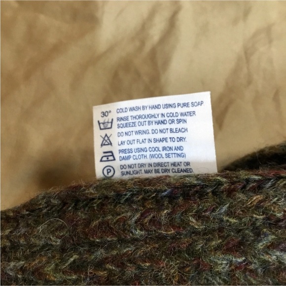 Vintage 90's Brenire Wool Chunky Vest Size 46 Made in Scotland Brown Multicolor - Picture 8 of 10